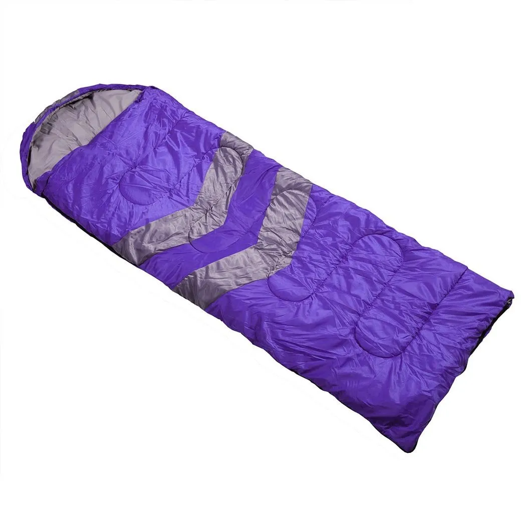 Single Sleeping Bag Bags Outdoor Camping Hiking Thermal -10 deg Tent